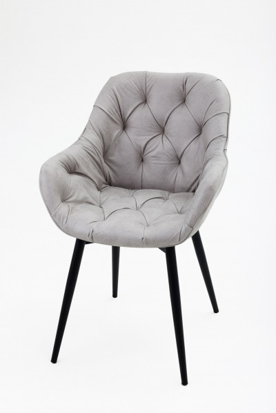 Стул Bottega Shell Light Grey (Cветло серый)/Dark Muar (1 штука) Поворотный 