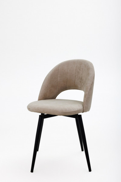 Стул Petra Shell Ivory (Светло бежевый)/Dark Muar (1 штука) Поворотный 