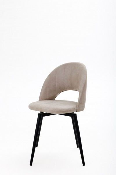 Стул Petra Shell Lighte Beige (Светло бежевый)/Dark Muar (1 штука) Поворотный 