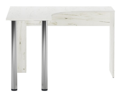 Стол письменный угловой ГРЕТТА Дуб Крафт белый