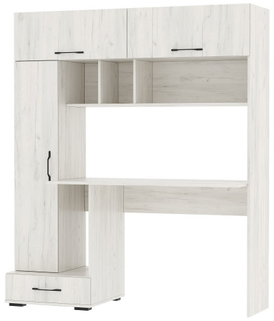 Письменно-компьютерный стол «ПКС-1» Крафт белый