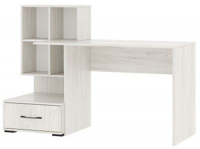 Письменно-компьютерный стол «ПКС-10» Крафт белый