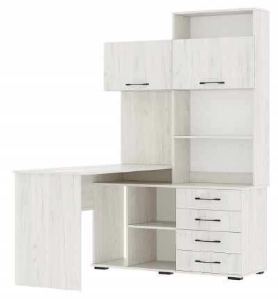 Письменно-компьютерный стол «ПКС-11» Крафт белый