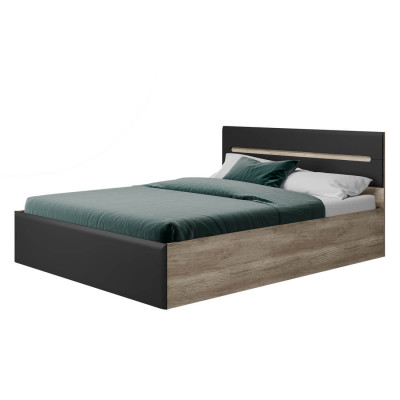 Кровать Наоми КР-11 1,6 м дуб каньон/F24 графит