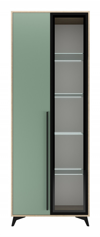 Шкаф-витрина 800 1В1С 