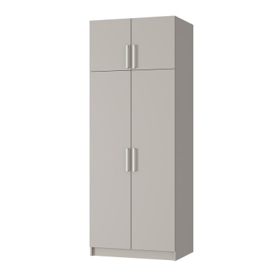 Шкаф 2-х створчатый с перегородкой кашемир