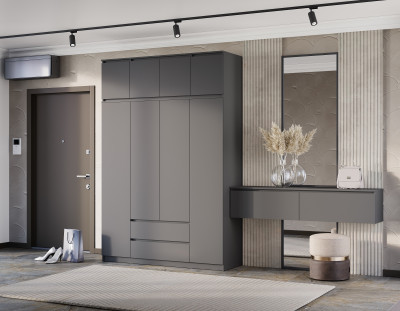 Коллекция мебели Симпл композиция 2 графит