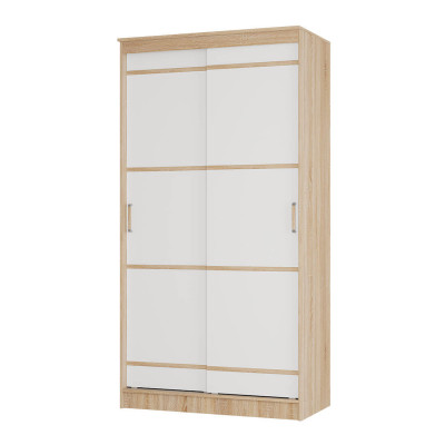 Шкаф-купе Сакура 1,14 м сонома/белый