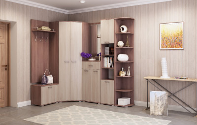 «Прихожая ИТАЛИЯ» Композиция №9 Шимо тёмный - Шимо светлый