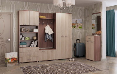 «Прихожая ИТАЛИЯ» Композиция №12 Шимо тёмный - Шимо светлый