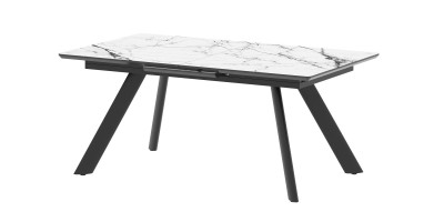 Стол HMS140(180)VU Белый мрамор