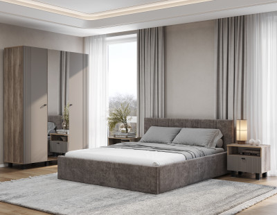 Коллекция мебели Олива композиция 7 дуб каньон/MF14 муссон софт